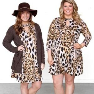 NWOT Give Me A Reason Dress in Leopard